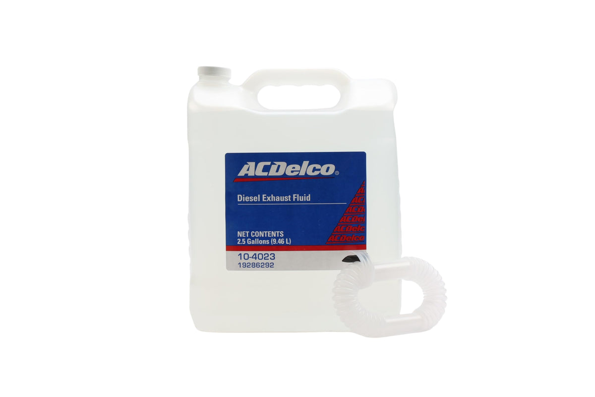 ACDelco front label on 2.5-gallon jug showing product identity and compliance