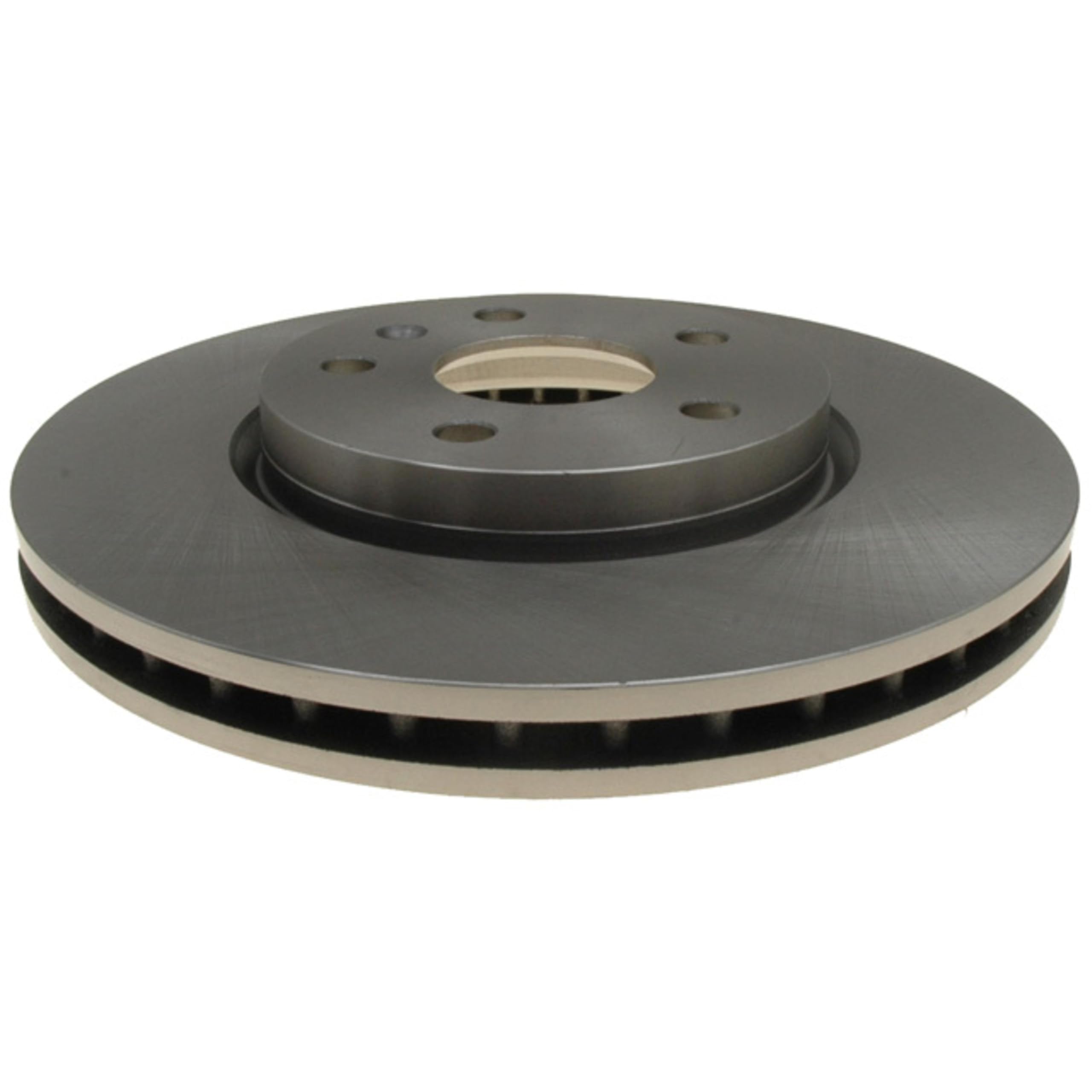 ACDelco front rotor face showing smooth surface and even pad contact benefit