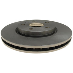 ACDelco front rotor face showing smooth surface and even pad contact benefit