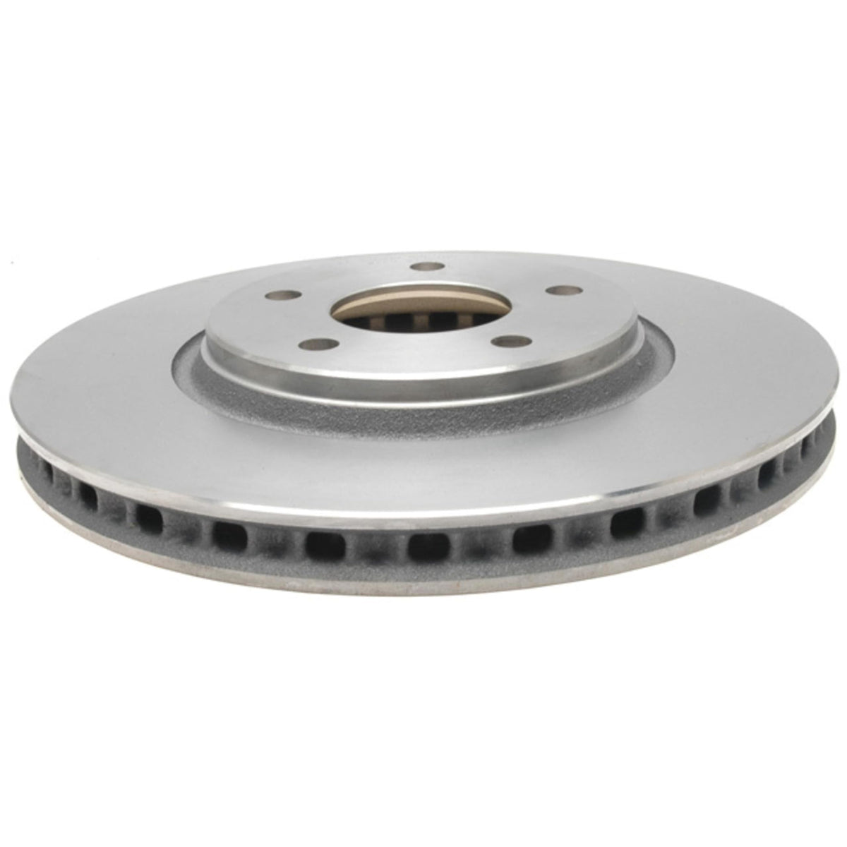 ACDelco front rotor packaging and label showing model and fitment benefits