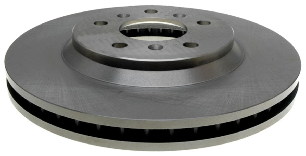 ACDelco front rotor in box showing OEM packaging and easy installation benefit