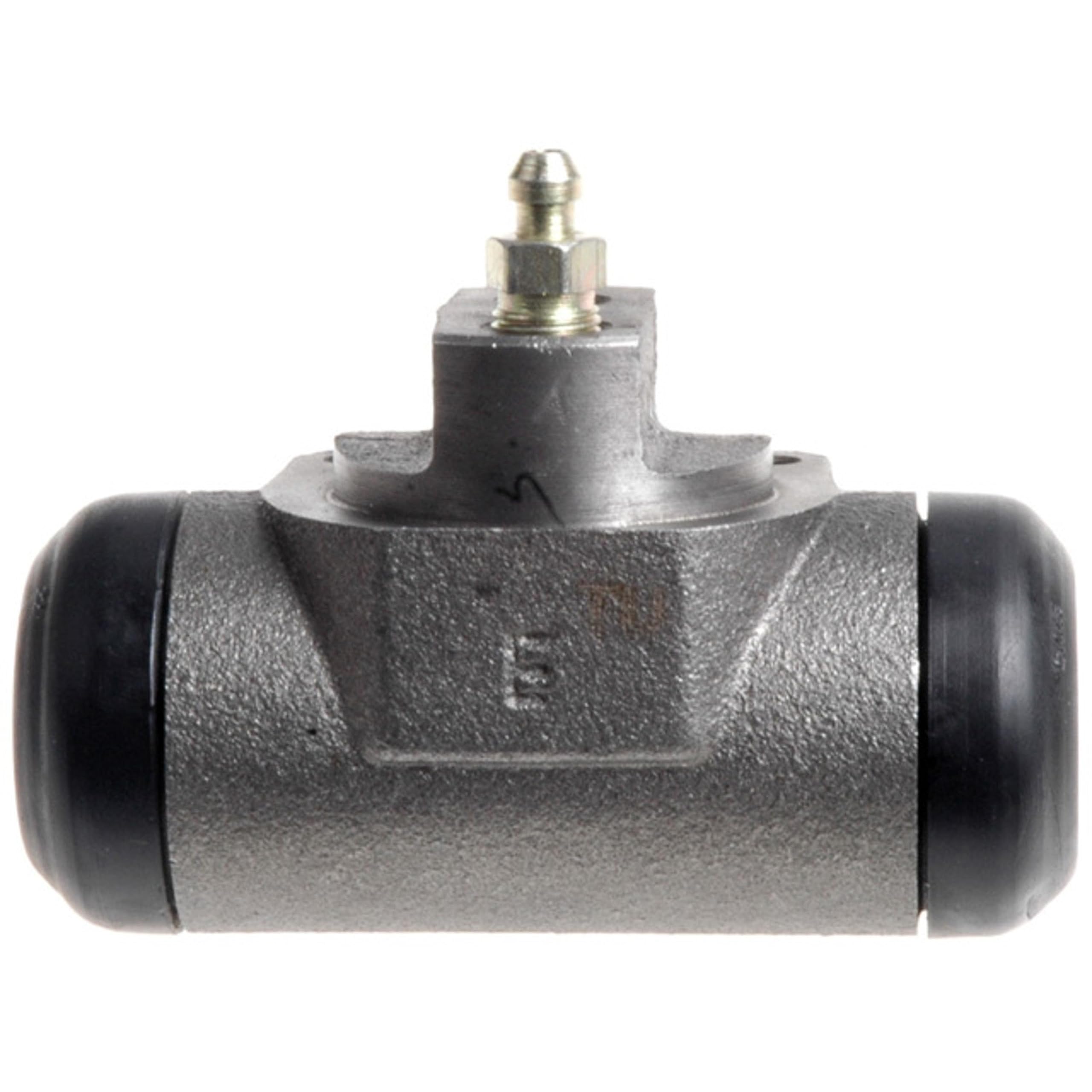 ACDelco wheel cylinder next to hand for scale showing compact OE-style size
