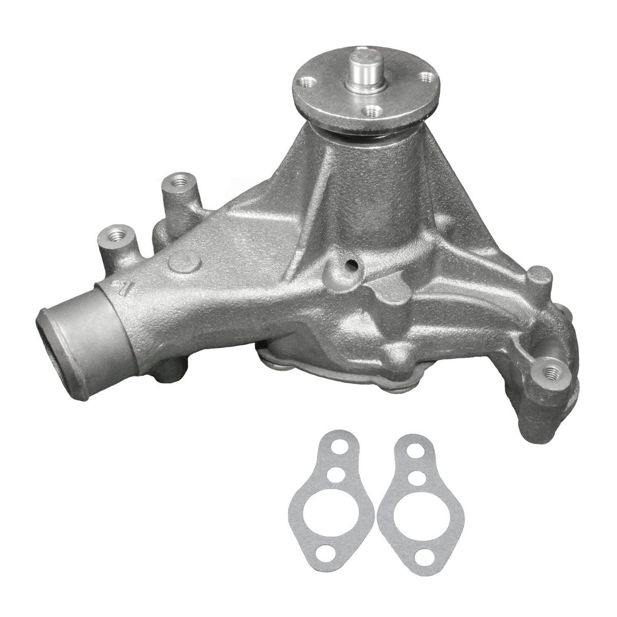 ACDelco Gold front view showing pump housing and inlet for reliable coolant flow