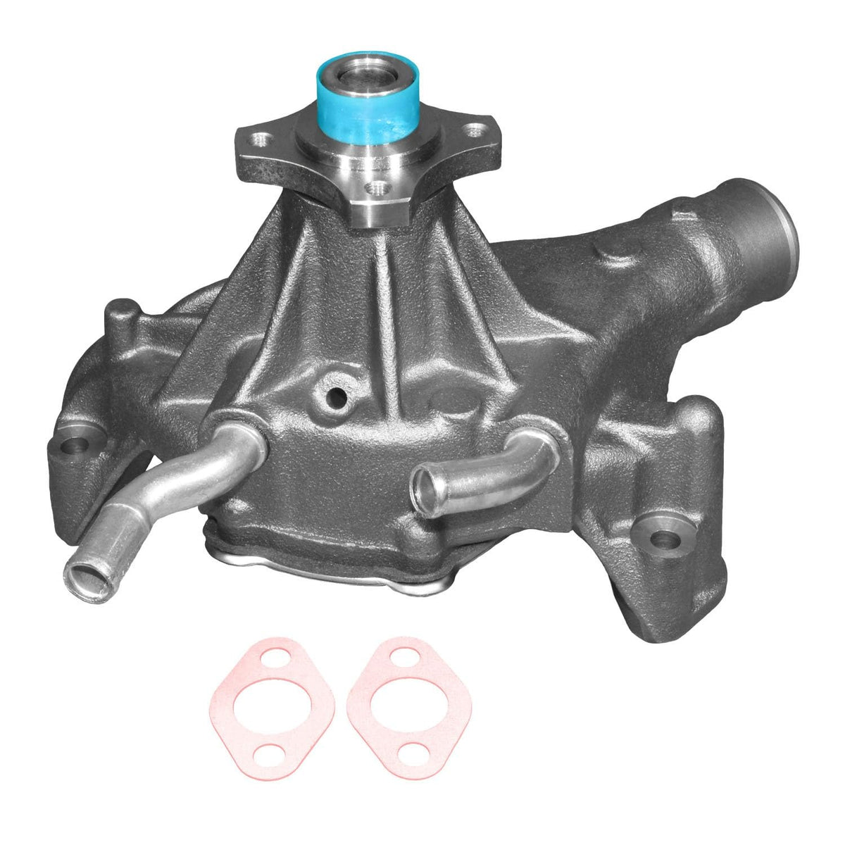 ACDelco front view of pump showing mounting points and clean finish, aiding correct fit