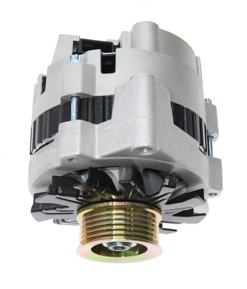 ACDelco Gold alternator close-up of electrical terminals highlighting secure connections