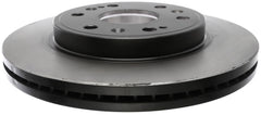 ACDelco Gold front rotor profile showing rotor face and hub, ensuring OE fit