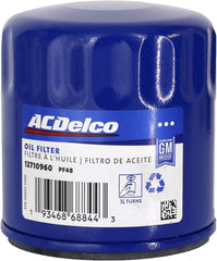 ACDelco PF48 filter media close-up illustrating multilayer filtration for cleaner oil