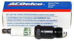 ACDelco front-of-box showing eight spark plugs and value rebate benefit
