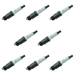 ACDelco R45TS front packaging showing set of eight and part label benefits