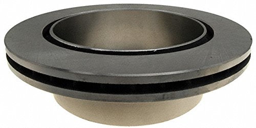 ACDelco rotor installed on rear hub during replacement delivering consistent brake performance