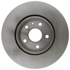 ACDelco rotor mounted on vehicle hub showing fitment and performance benefit