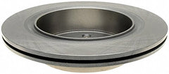 ACDelco rotor installed on vehicle rear demonstrating correct fitment