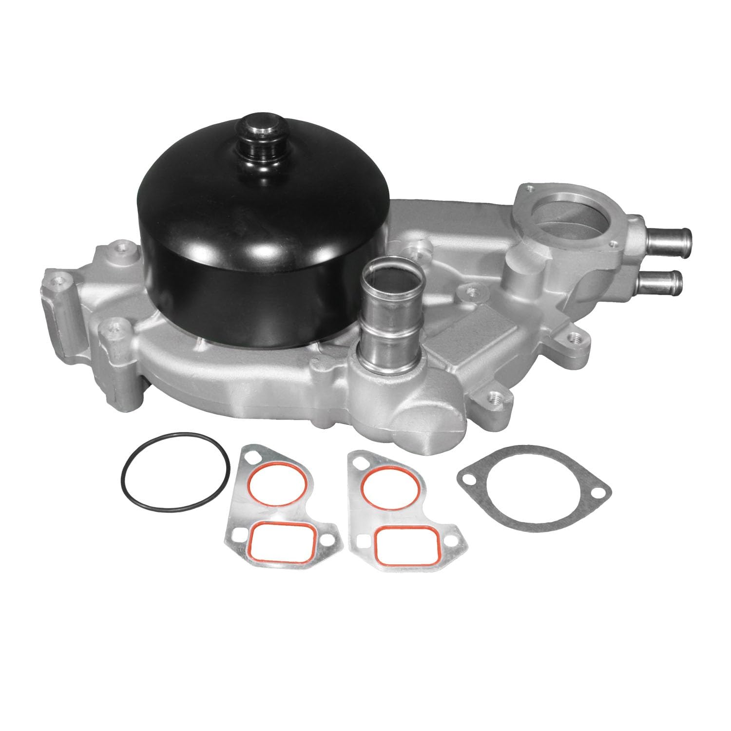 ACDelco water pump front view showing durable housing and reliable fit