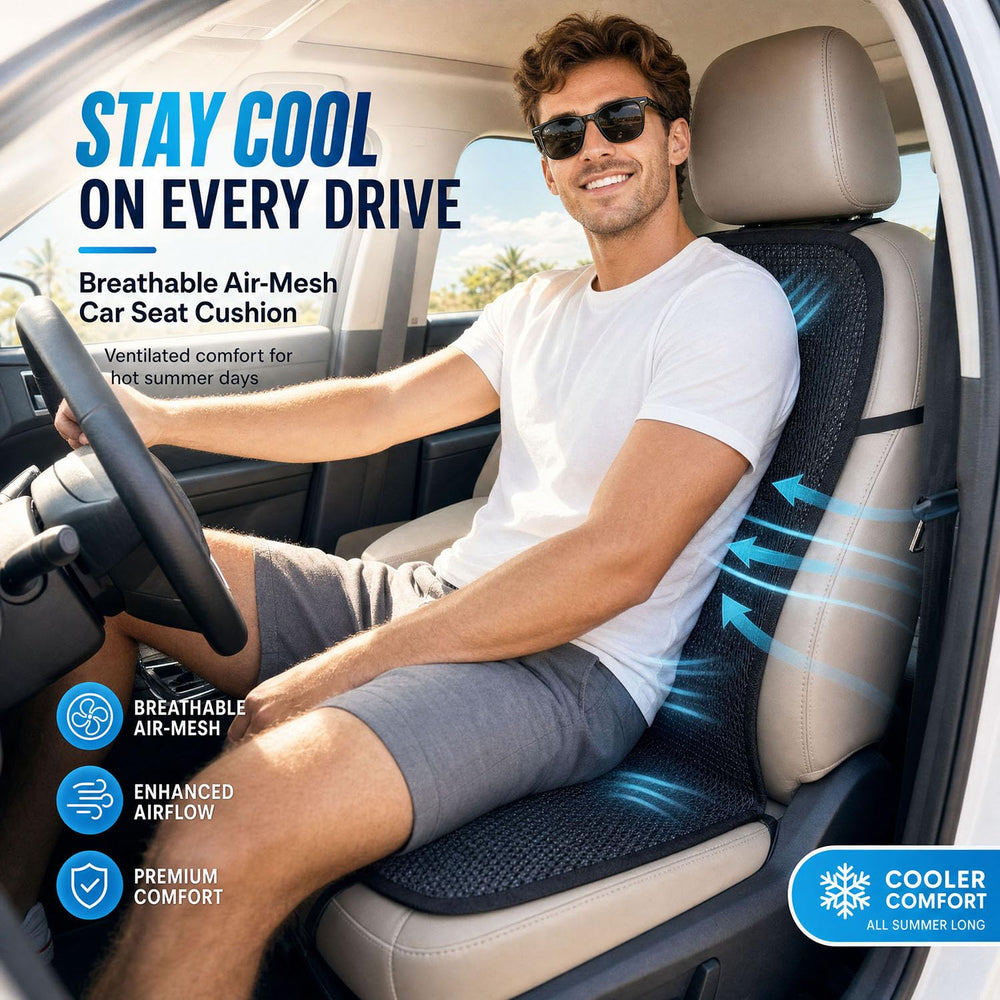 acdiac installed on SUV driver seat improving airflow and seating comfort