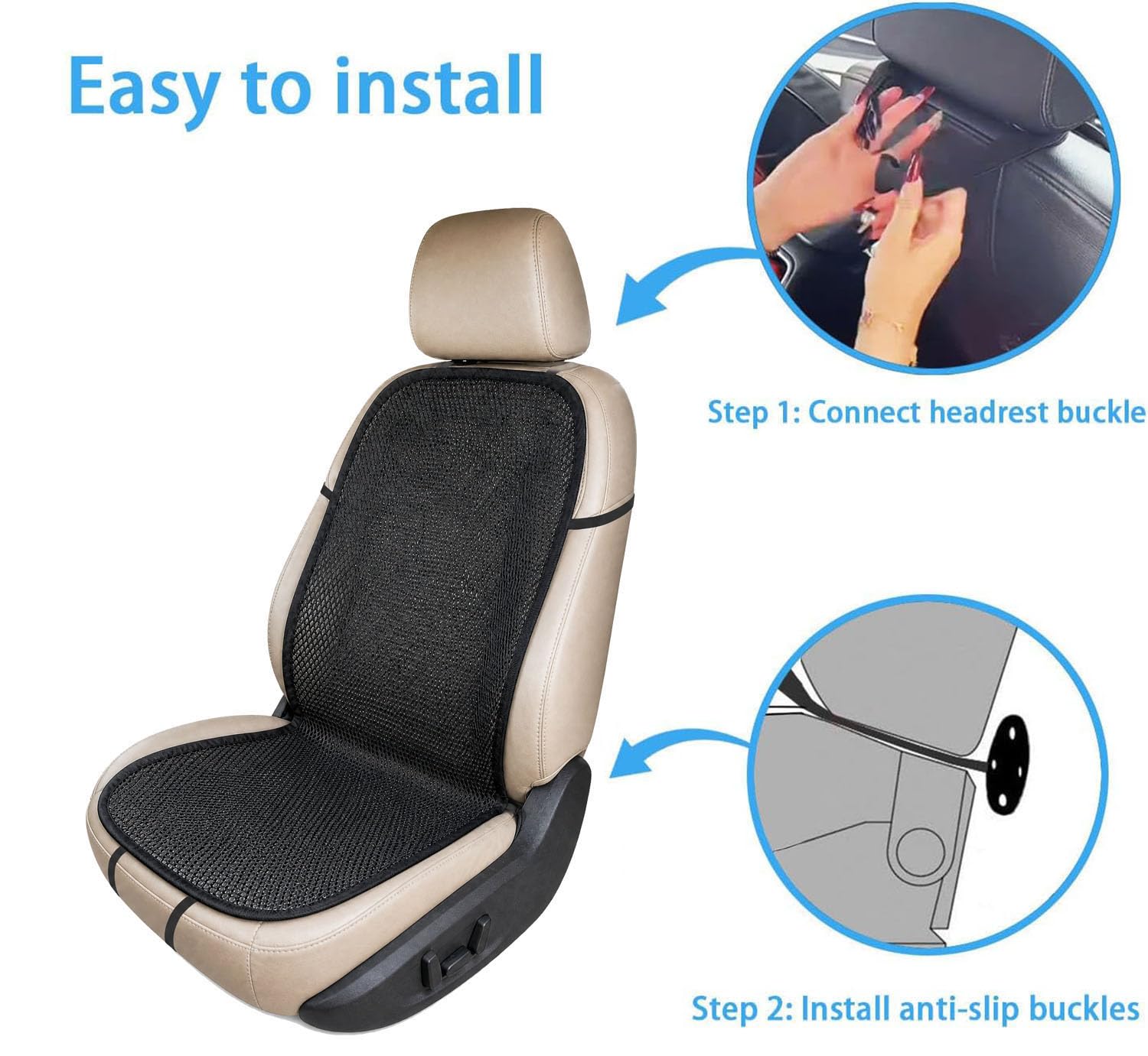 acdiac lifestyle shot in car interior illustrating cooler, more comfortable driving
