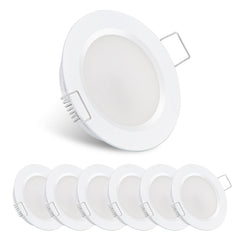 acegoo front ceiling puck light showing clean flush mount and bright output