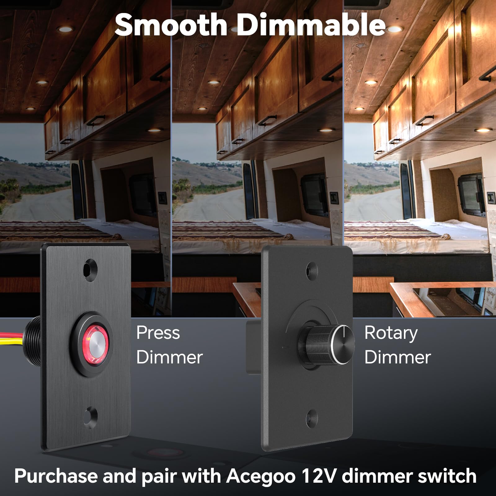 acegoo slimline side profile highlighting ultra-thin half-inch thickness benefit