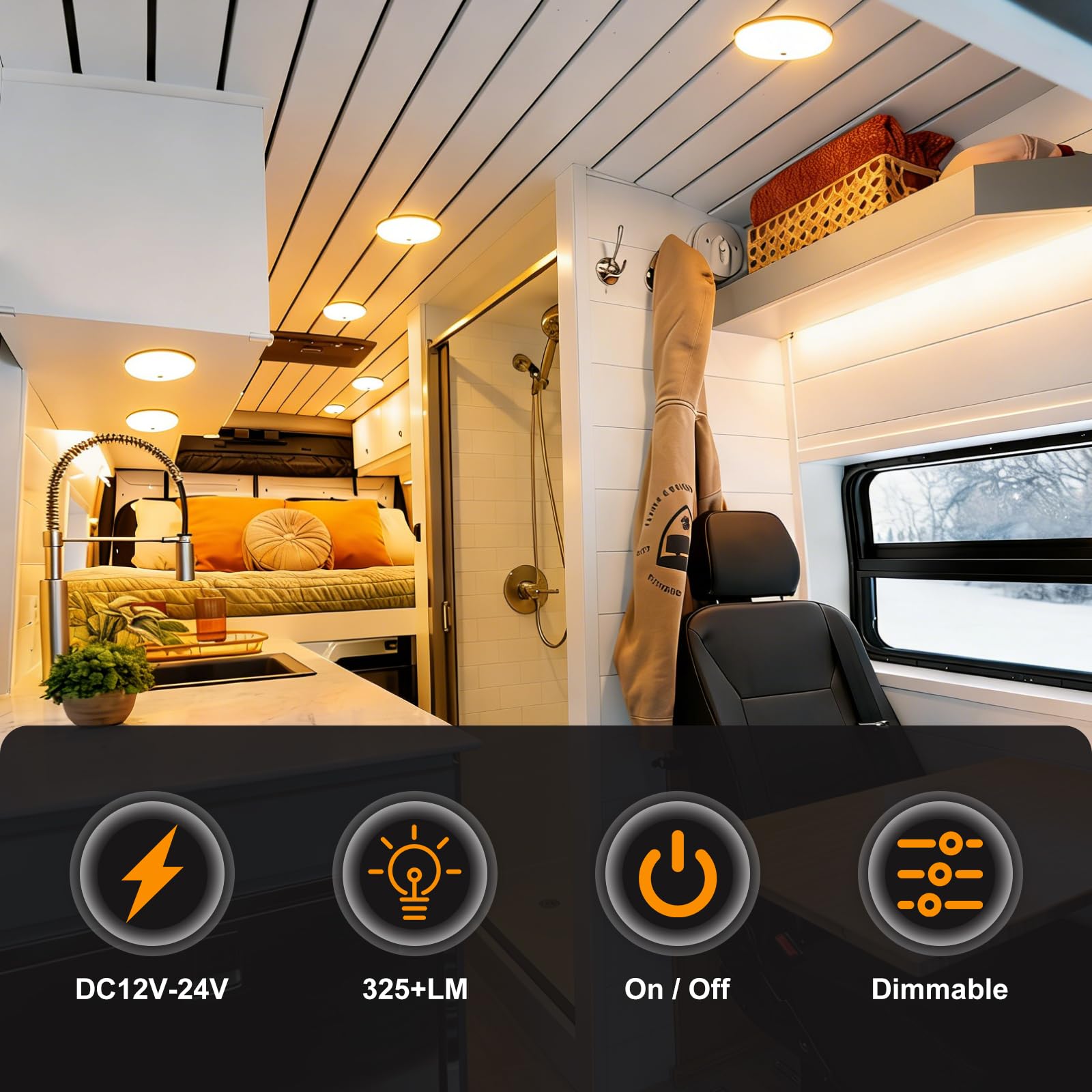 acegoo under cabinet installation highlighting task lighting benefit