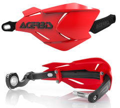 Acerbis front profile view showing guard shape and visual protection benefits