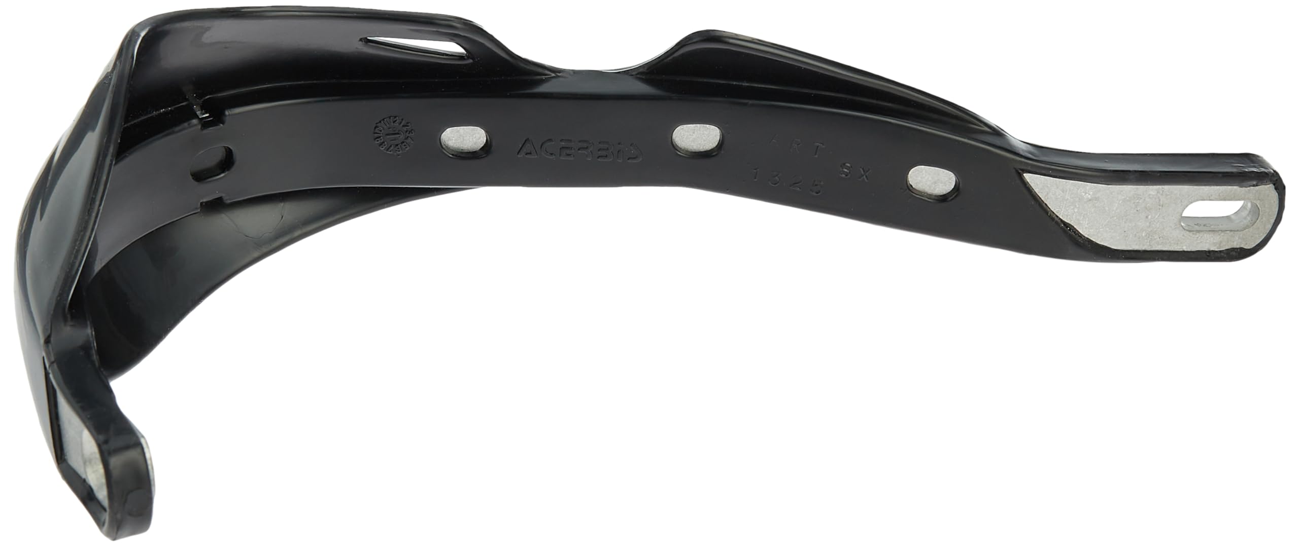 Acerbis Rally Pro X-Strong installed on a dirt bike handlebar showing secure fit and cable clearance
