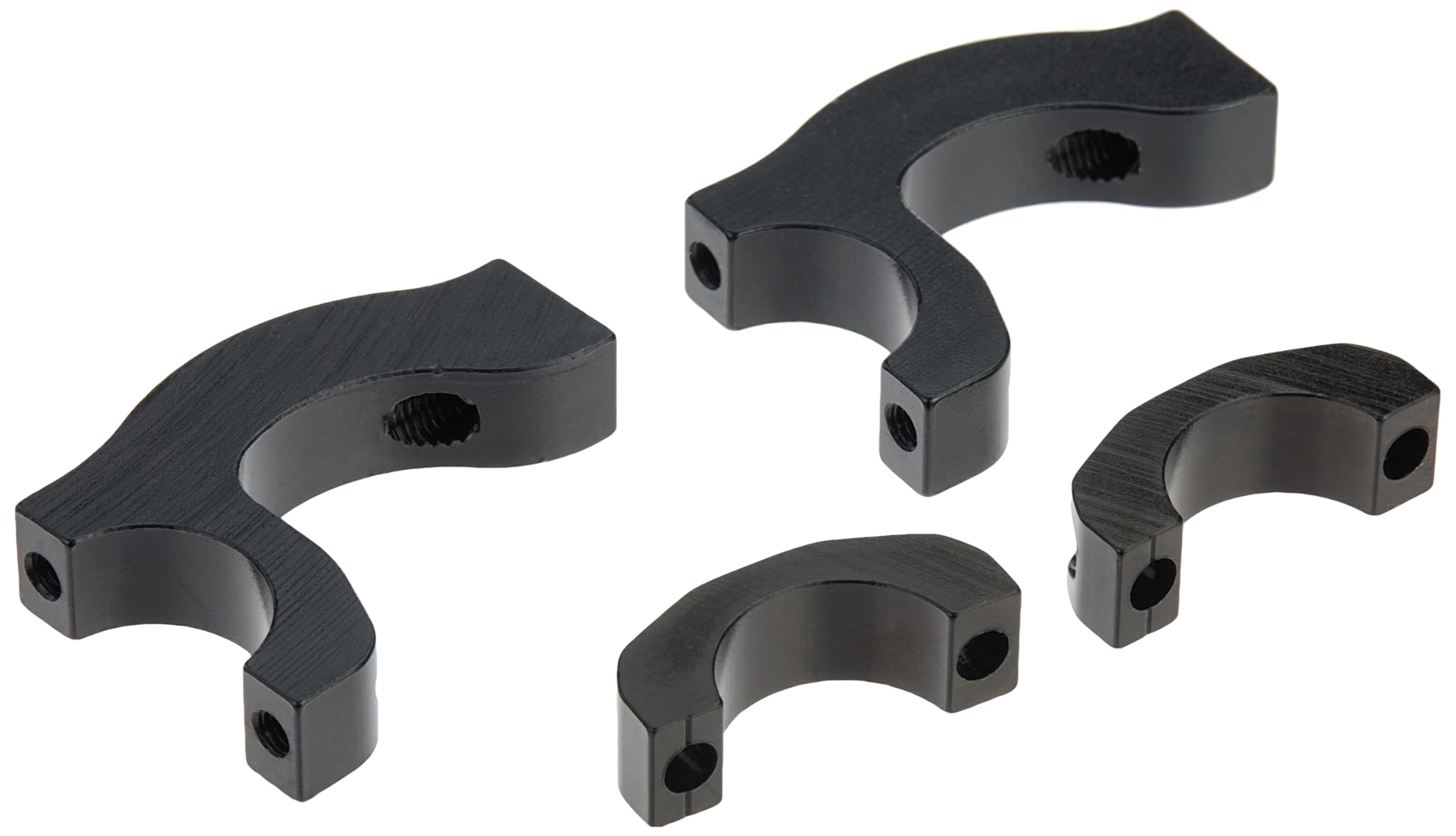 Acerbis Rally Pro X-Strong size comparison on bar demonstrating coverage and rider hand protection