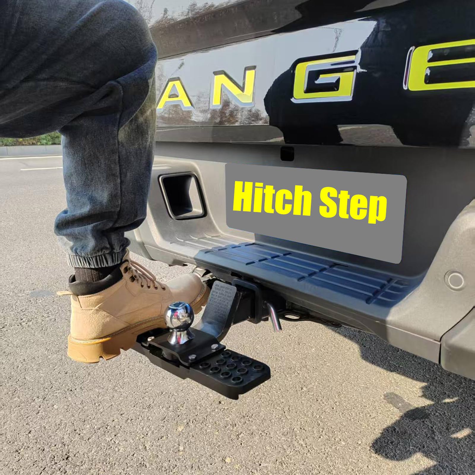 Acheterry being used to load roof cargo showing practical convenience