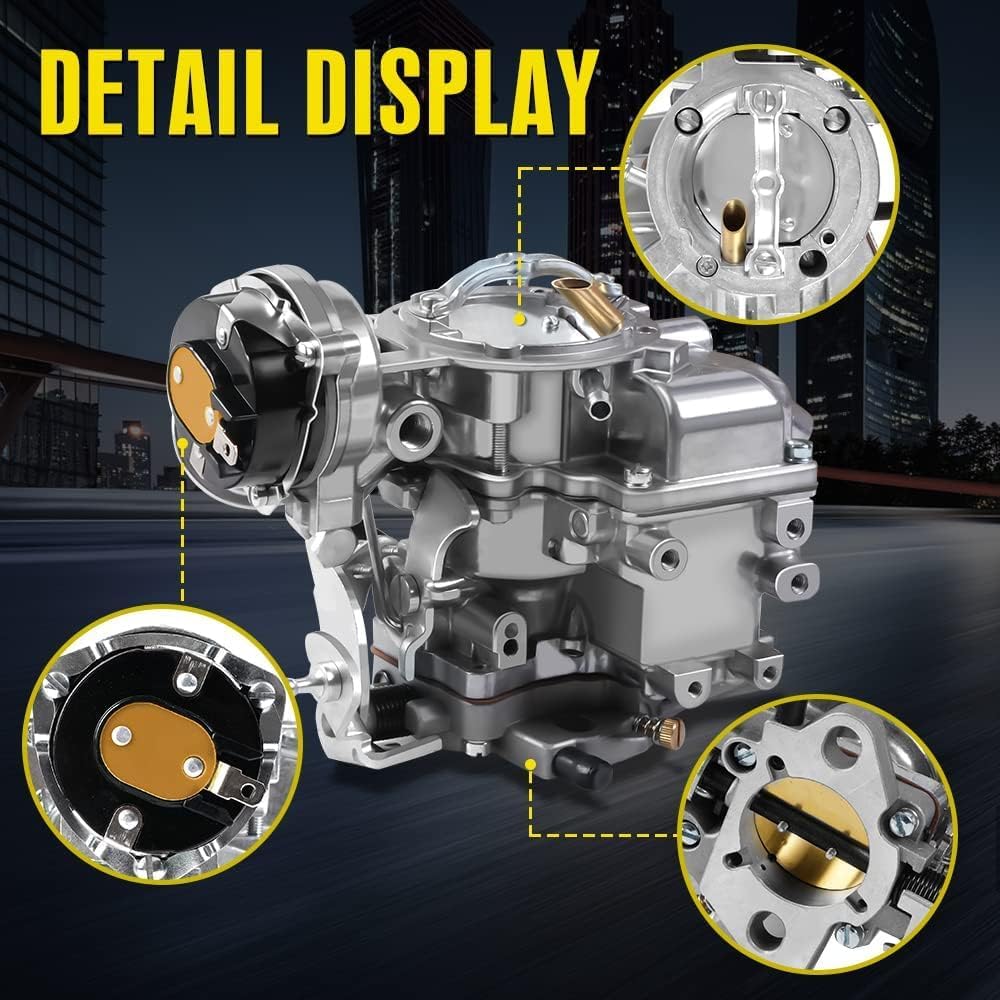 ACmango Carter carburetor installed in engine bay restoring drivability