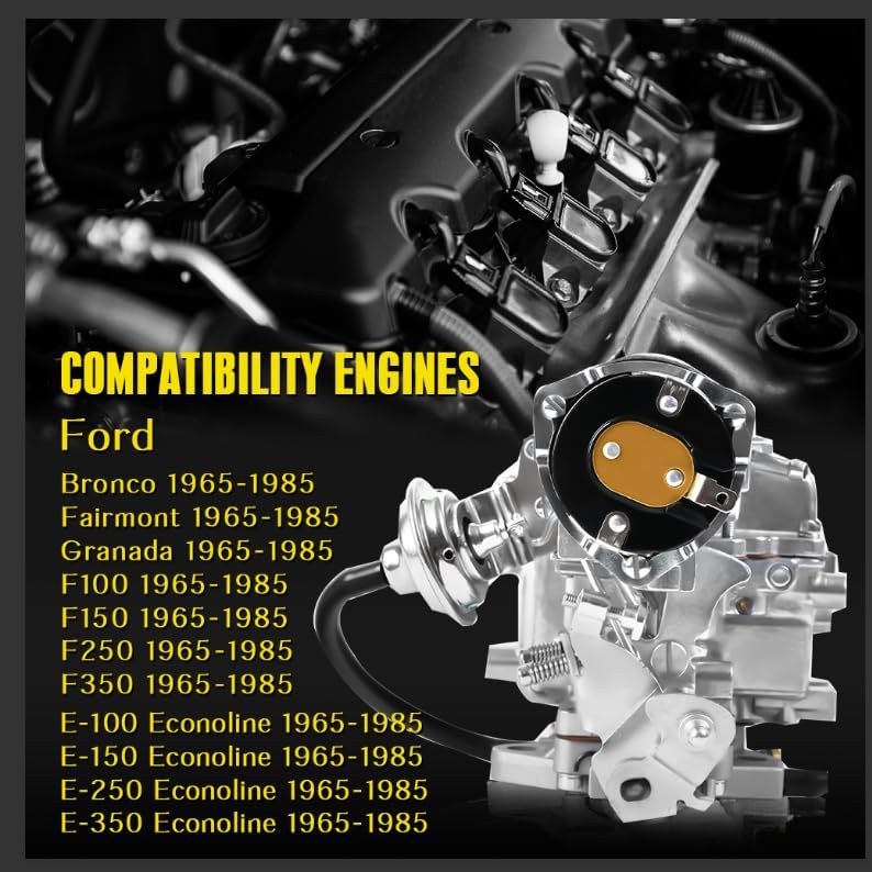 ACmango Carter carburetor mounting flange closeup for leak-free sealing benefit