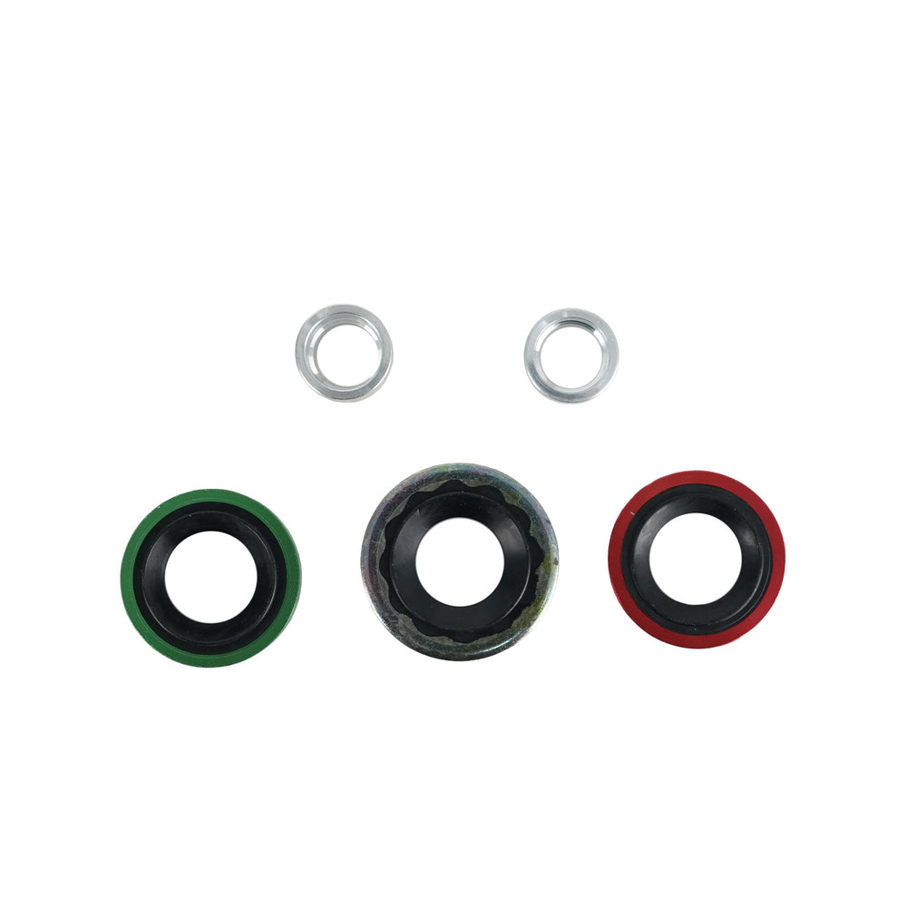 ACTECMAX green washer close-up showing thicker profile for secure compression