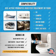 ACTIVE helping keep tank sensor clean and free of buildup, promotes accurate readings benefit