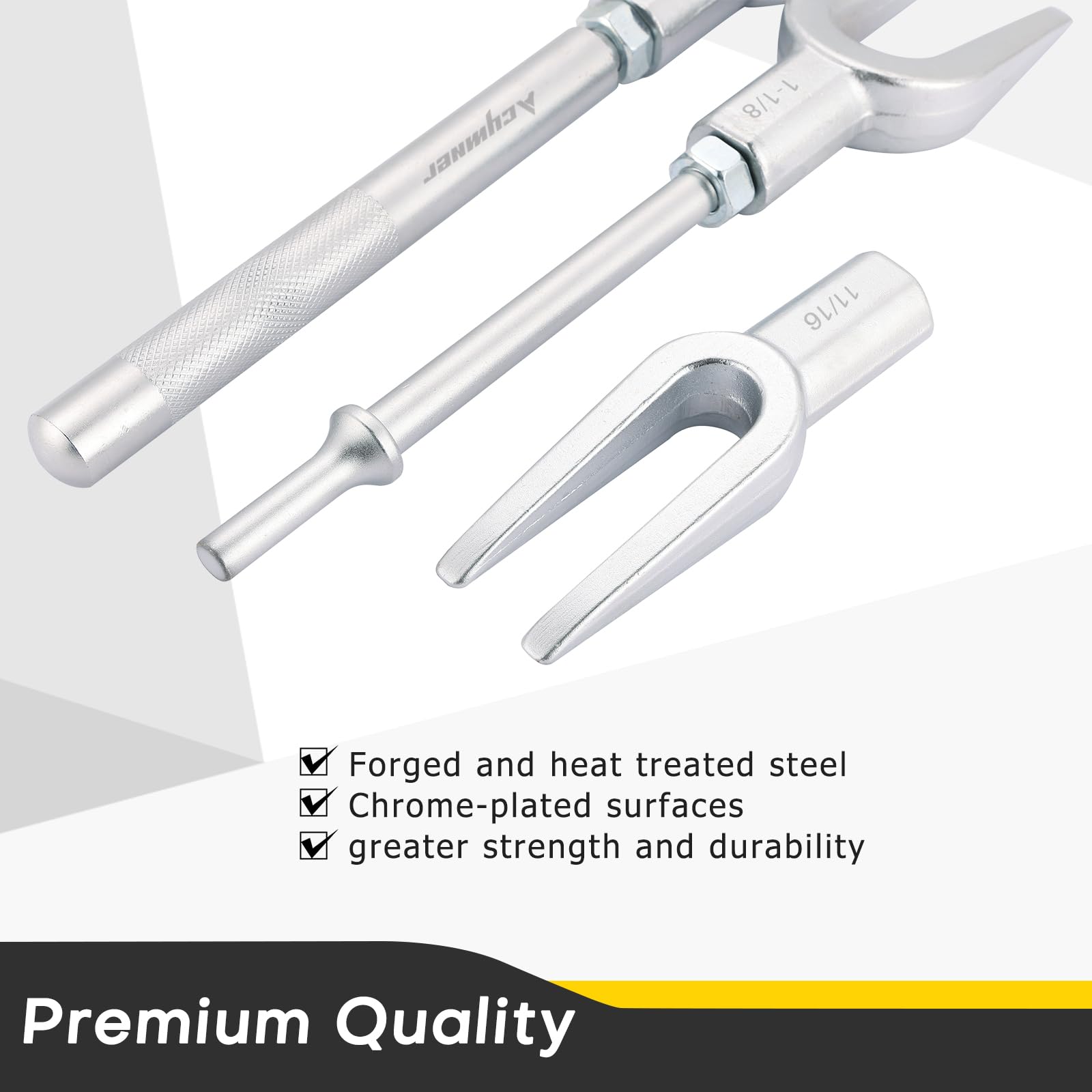Acymner knurled striking handle offering secure grip and control