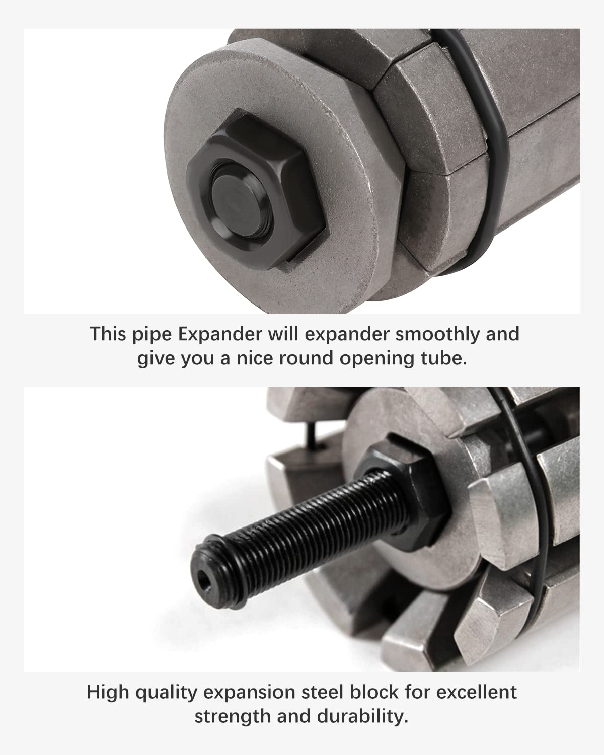 ACZCR complete kit laid out with six O-rings for convenience and spare parts
