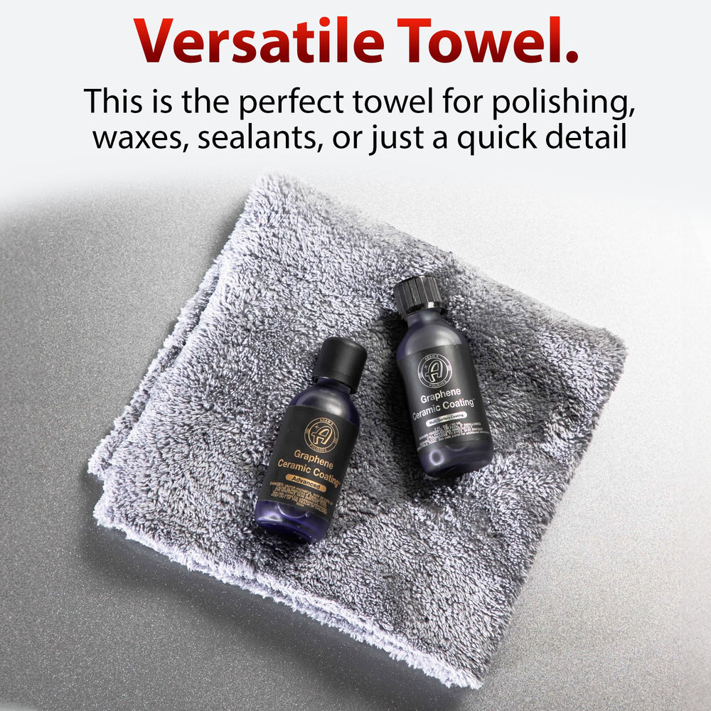 Adam's Polishes towel drying a car panel fast without scratching