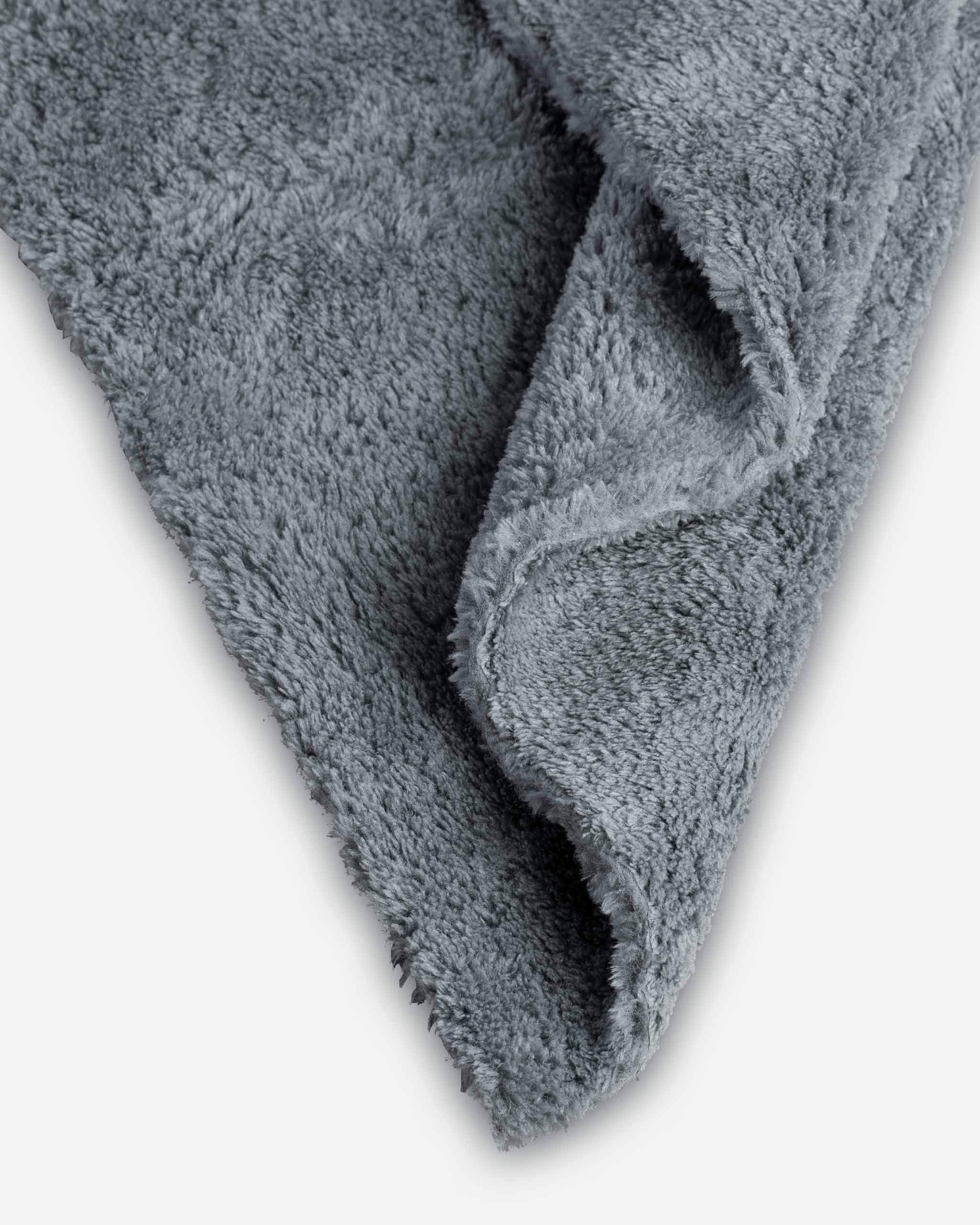 Adam's Polishes macro of 480gsm microfiber texture highlighting high absorbency