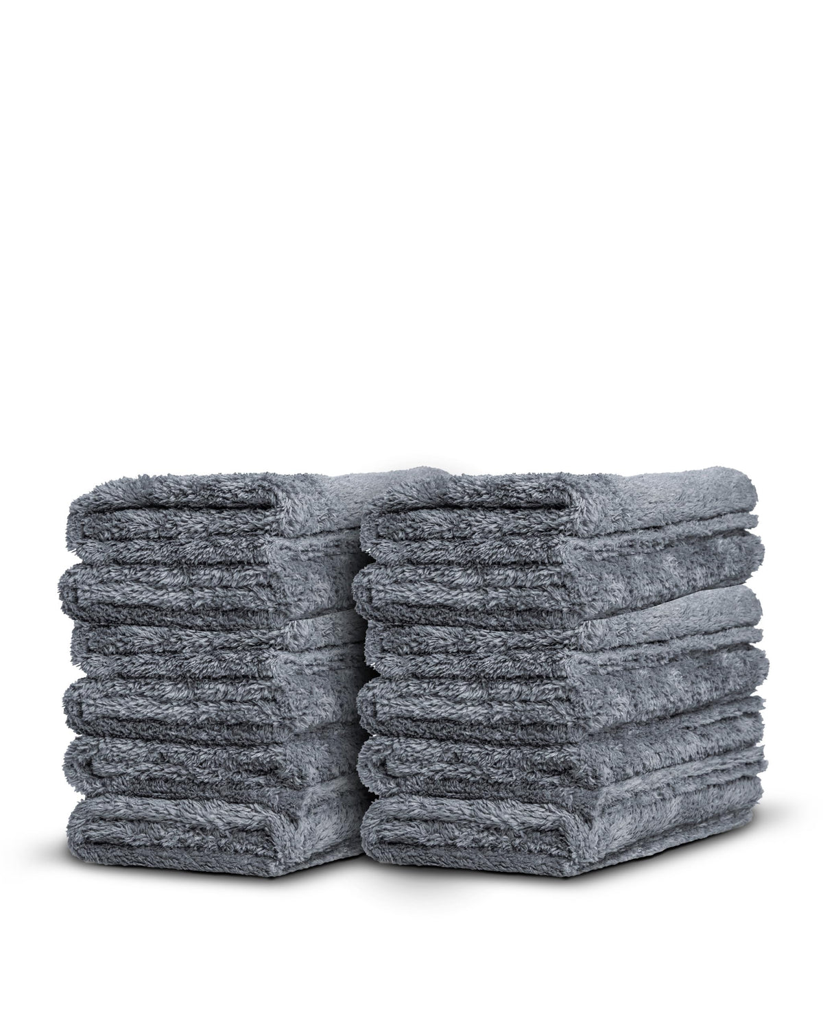Adam's Polishes front view of 12-pack showing neat stacked towels for easy storage and use