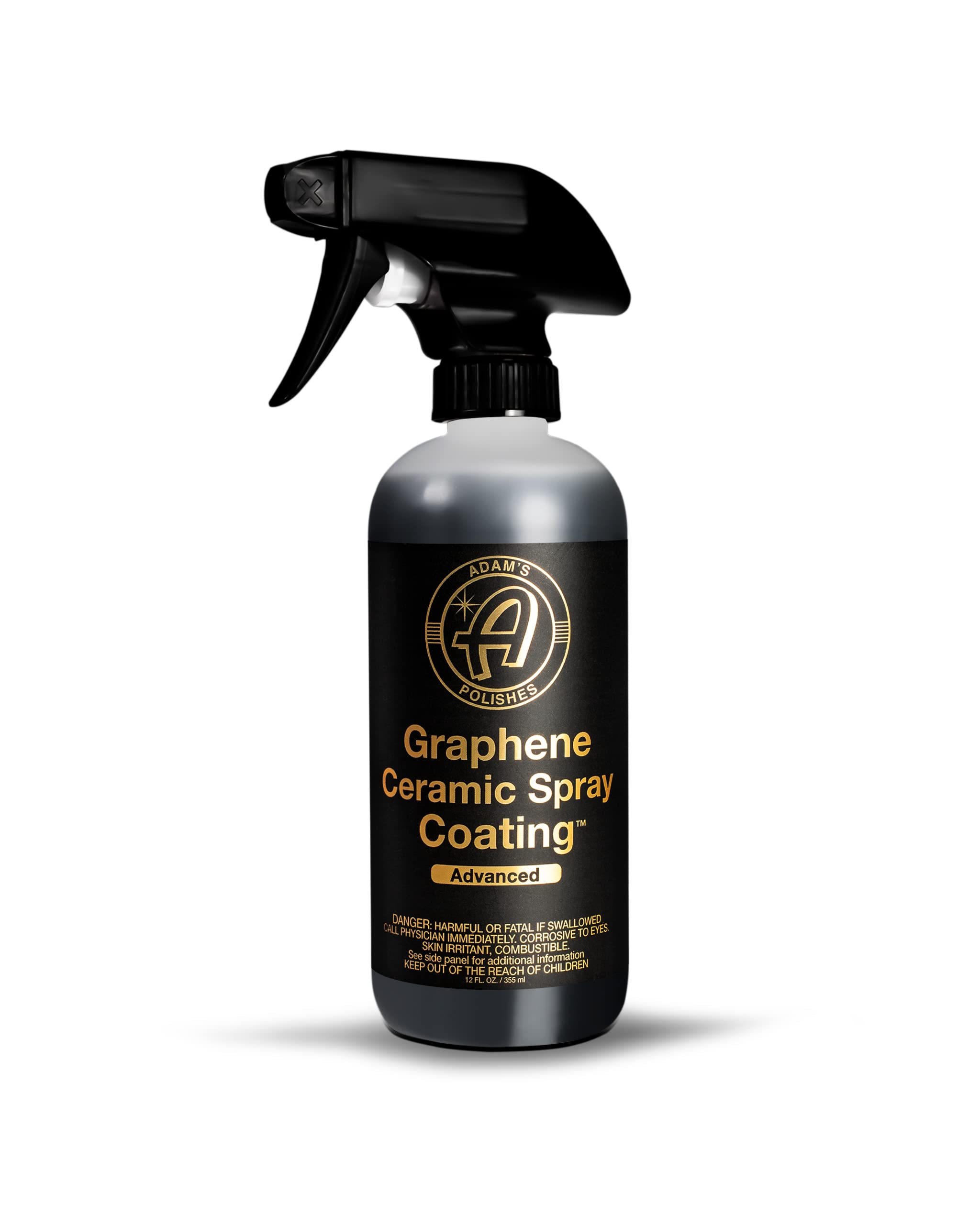 Adam's Polishes bottle front label showing product name and glossy finish benefit