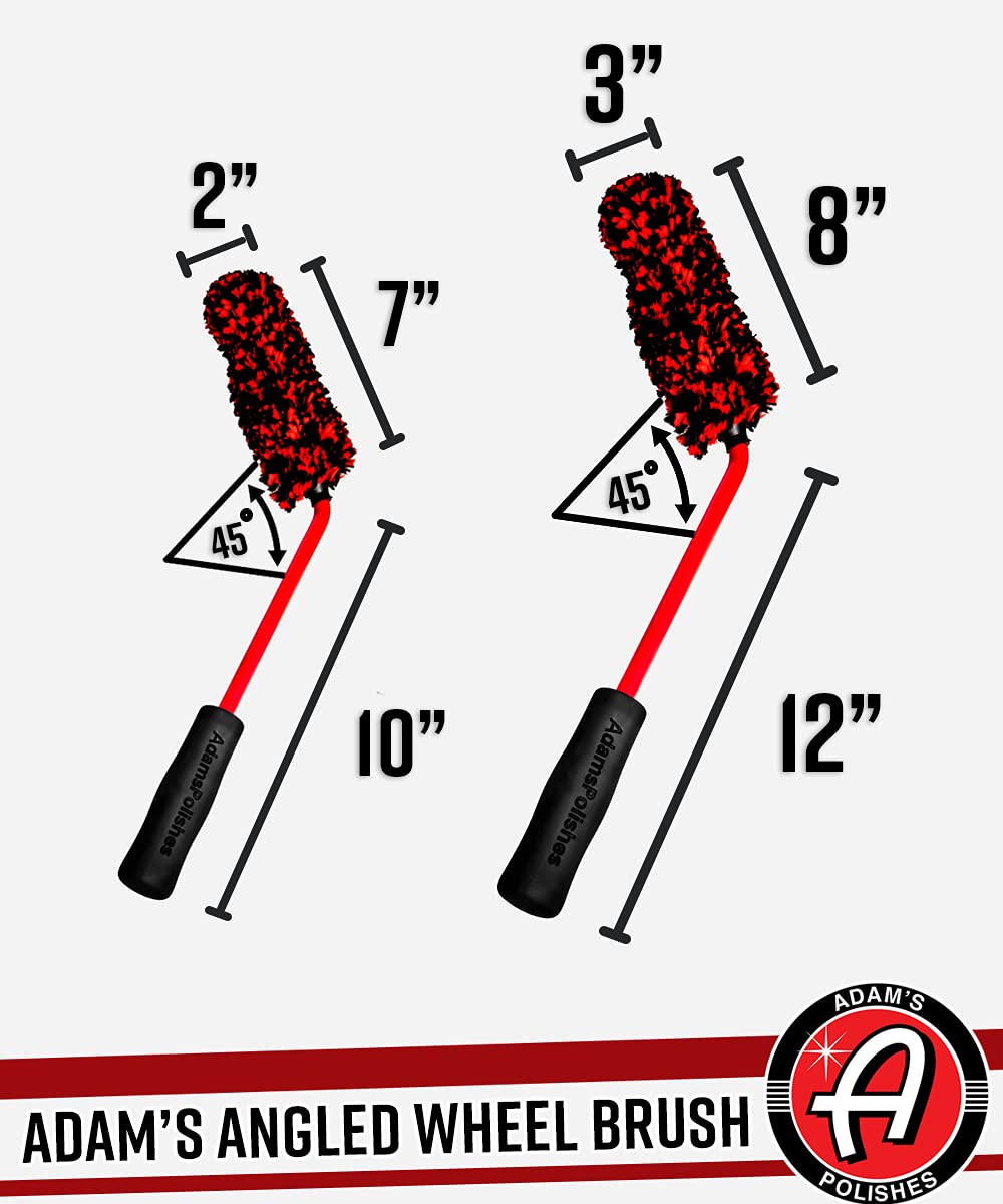 Adam's Polishes close-up of angled polypropylene bristles demonstrating chemical resistance