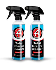 Adam's Polishes front packaging two 16oz bottles showing product benefits