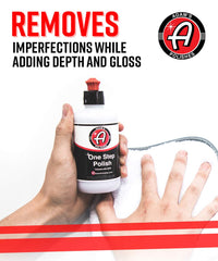 Adam's Polishes polish texture on pad demonstrating smooth spread and workability benefit