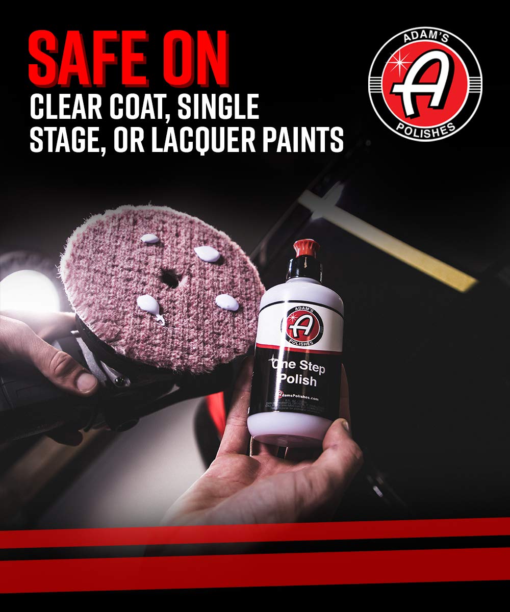 Adam's Polishes applied with polisher in a workshop for efficient correction benefit