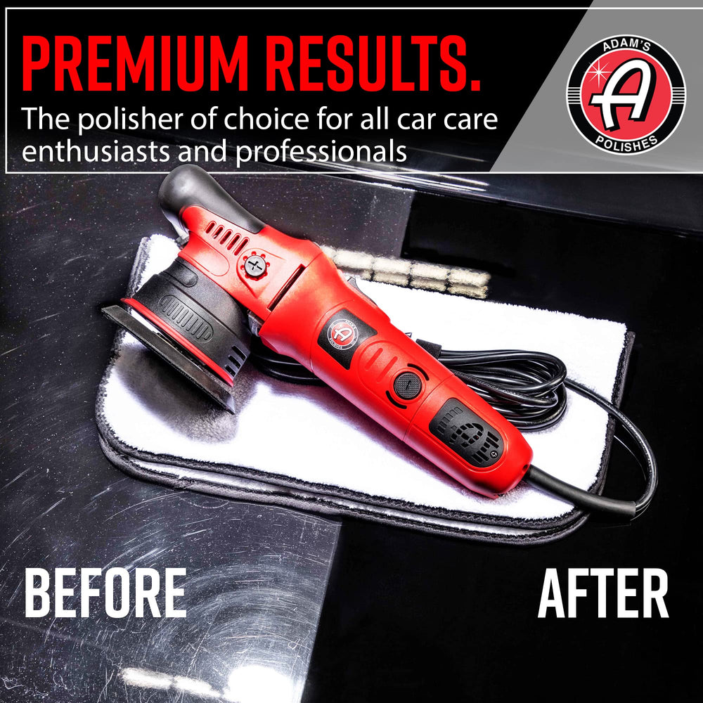 Adam's Polishes assortment of pads and bottles included so you can start cutting and finishing