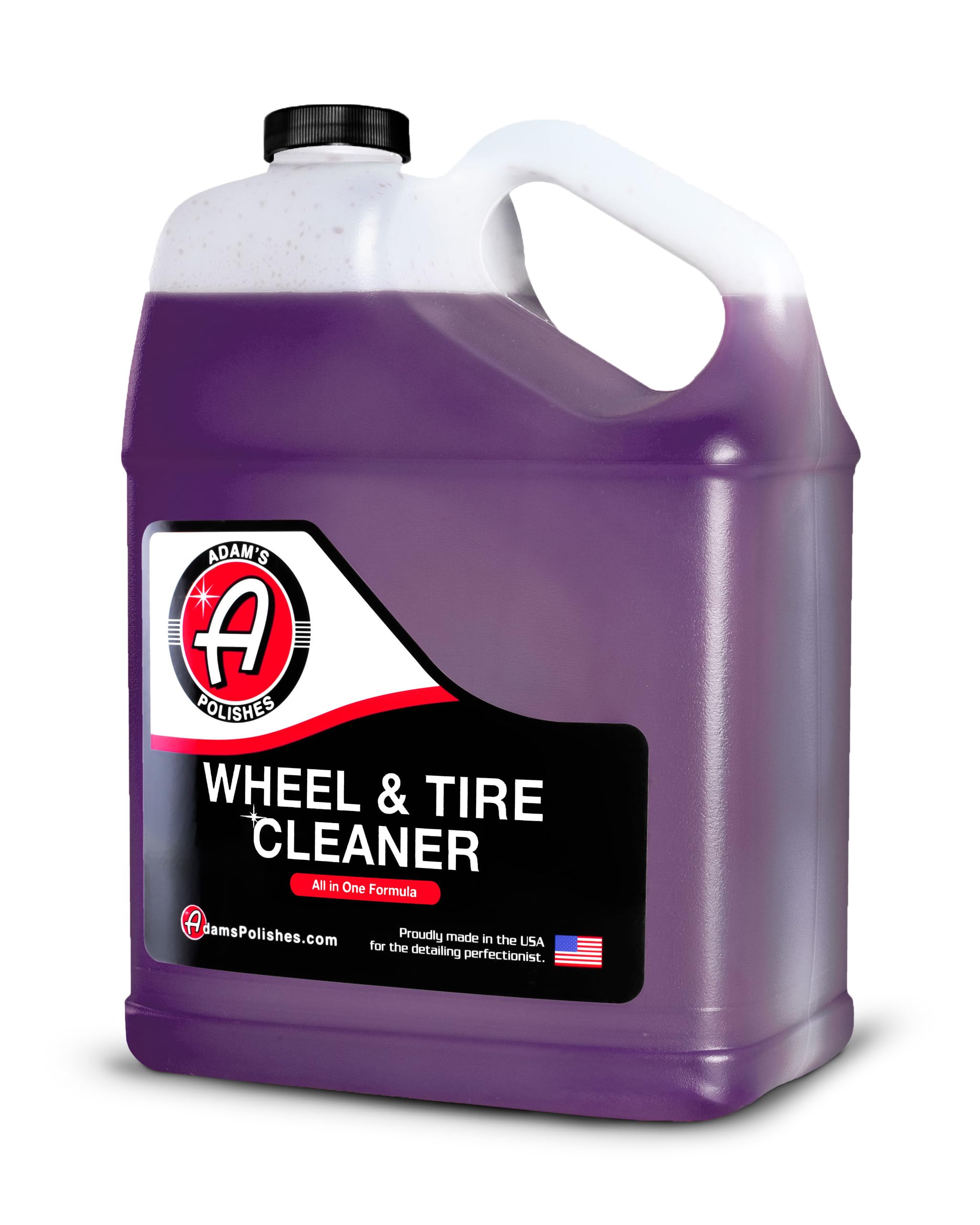 Adam's Polishes gallon bottle front label showing product name and use