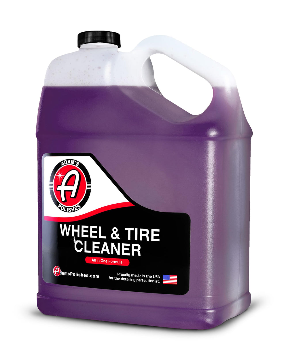 Adam's Polishes gallon bottle front label showing product name and use