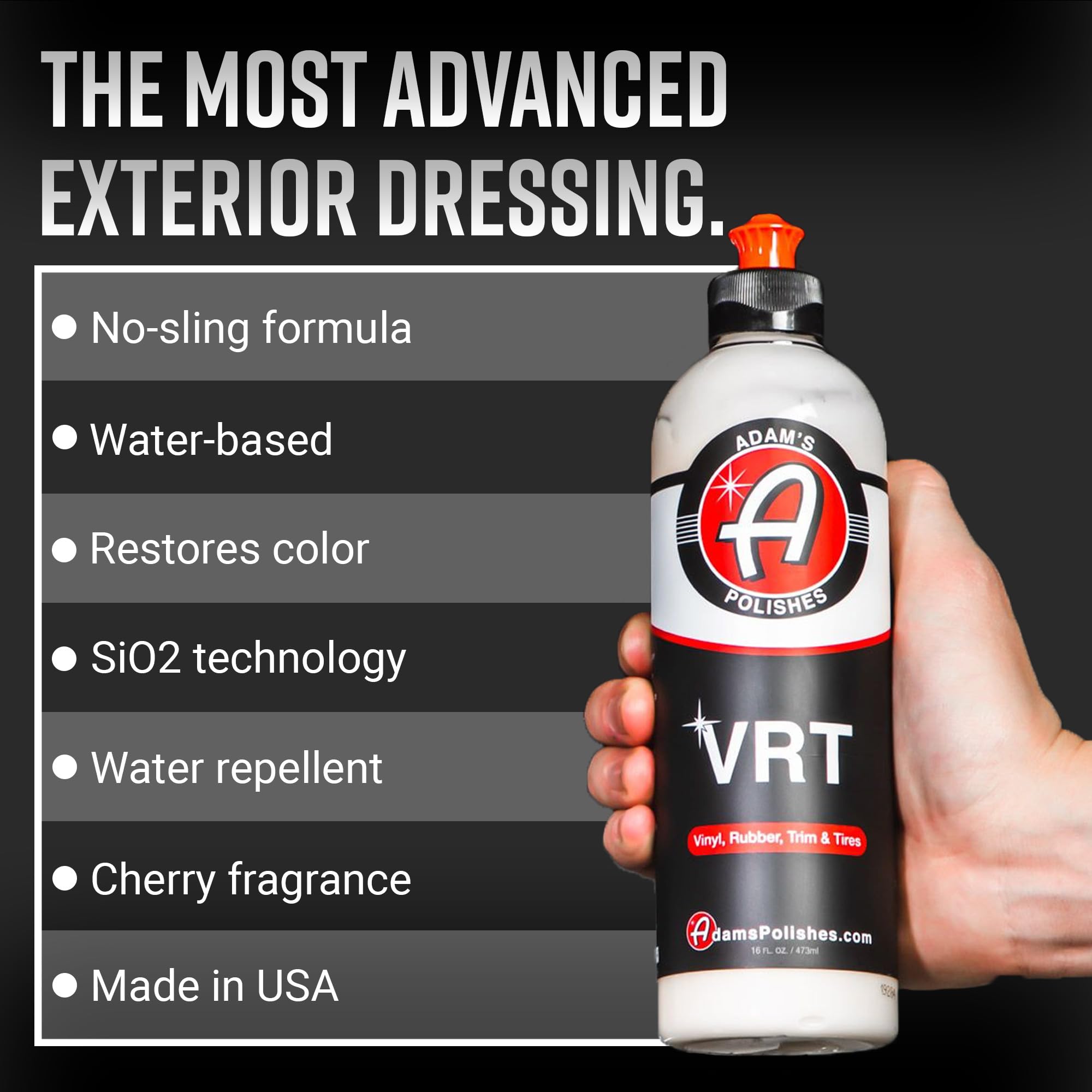 Adam's Polishes creamy VRT texture close-up showing spreadability for even coverage