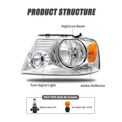 ADCARLIGHTS chrome housing detail improving light reflection benefits