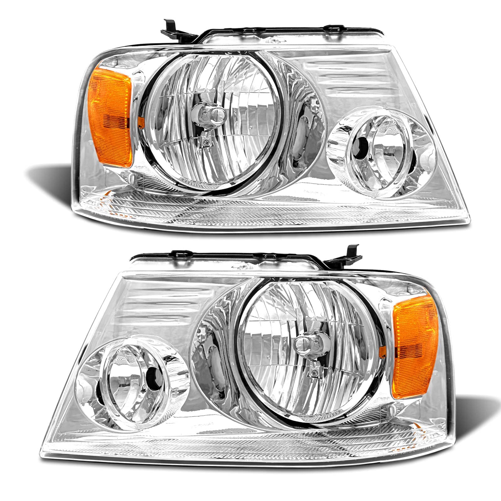 ADCARLIGHTS front assembly showing clear lens and precise fit benefits