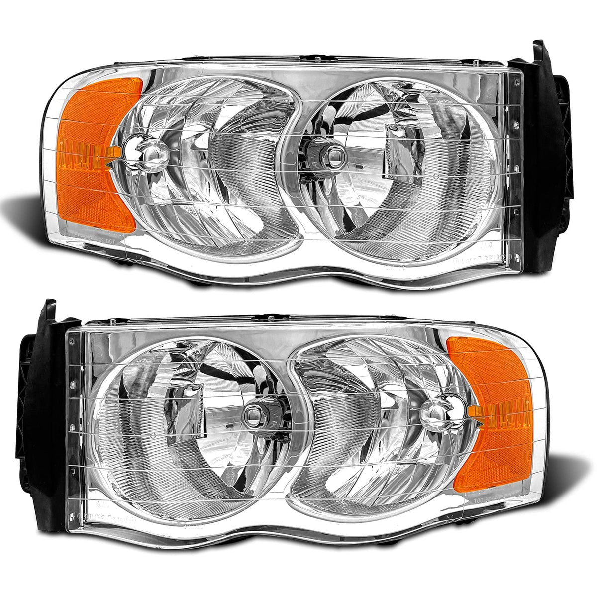 ADCARLIGHTS front assembly showing OE fitment and improved visibility