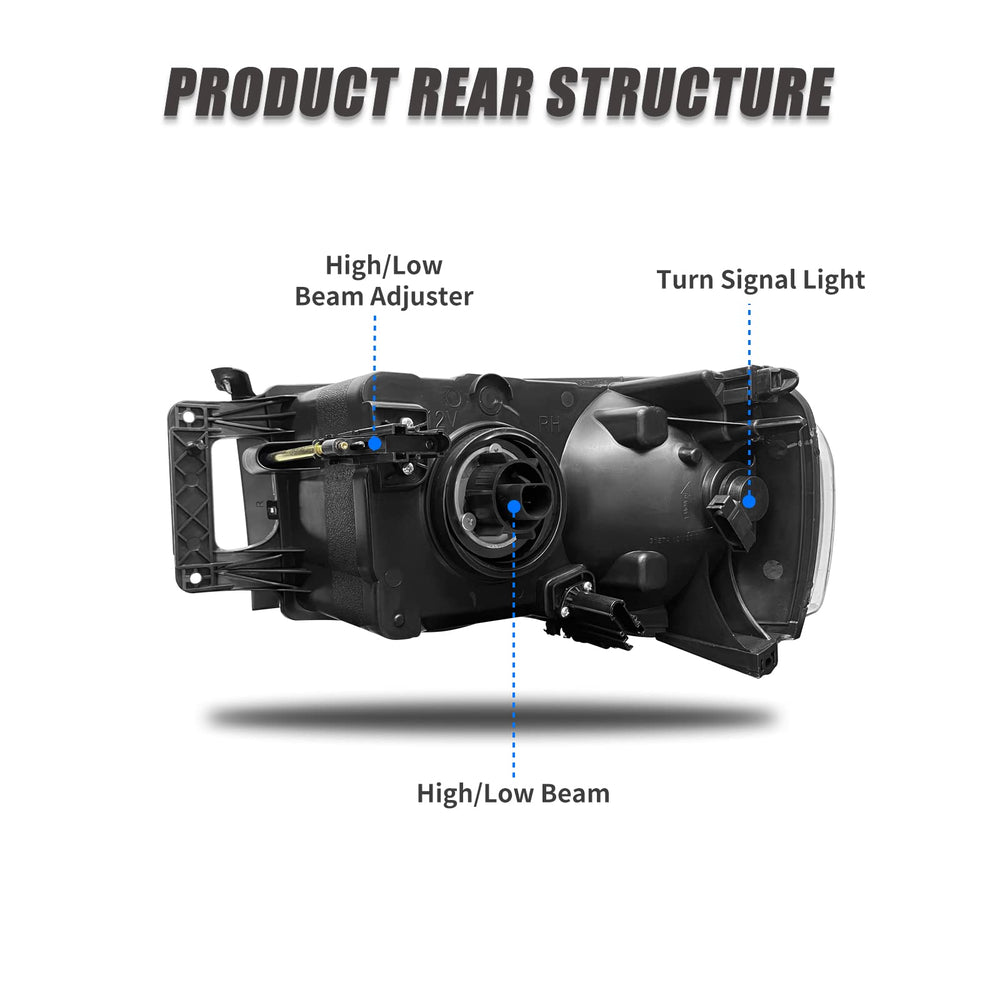 ADCARLIGHTS installed on Dodge Ram demonstrating accurate alignment