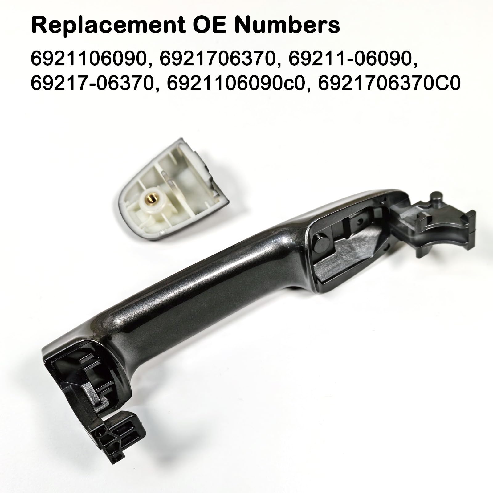 Adokid handle next to ruler for size comparison illustrating correct OEM dimensions