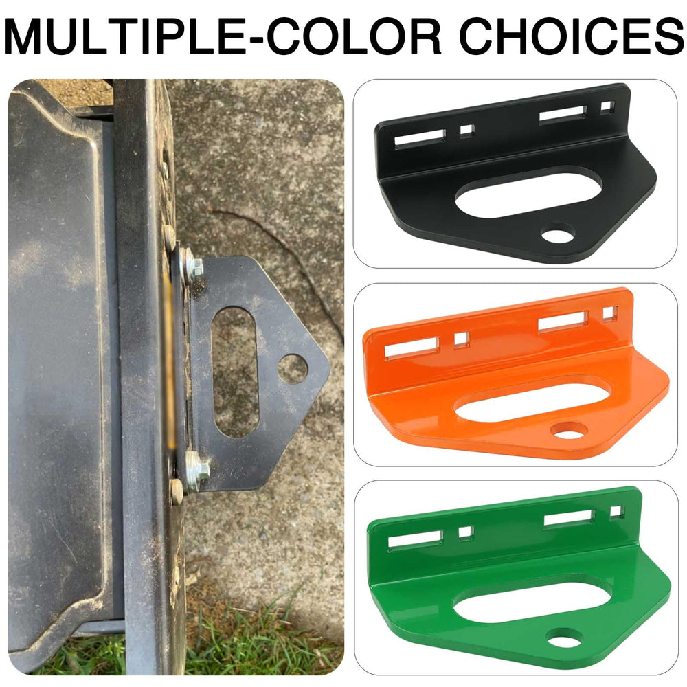 Adorish hitch towing small trailer in yard showing convenience benefit: easier hauling